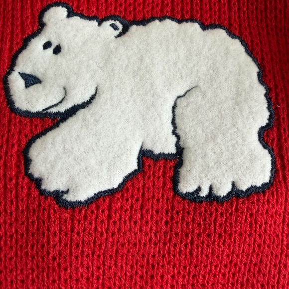 UNISEX Sweater and Pants Set Red White Blue Knit Top Quilted Plaid Bottoms NEW - Picture 3 of 15